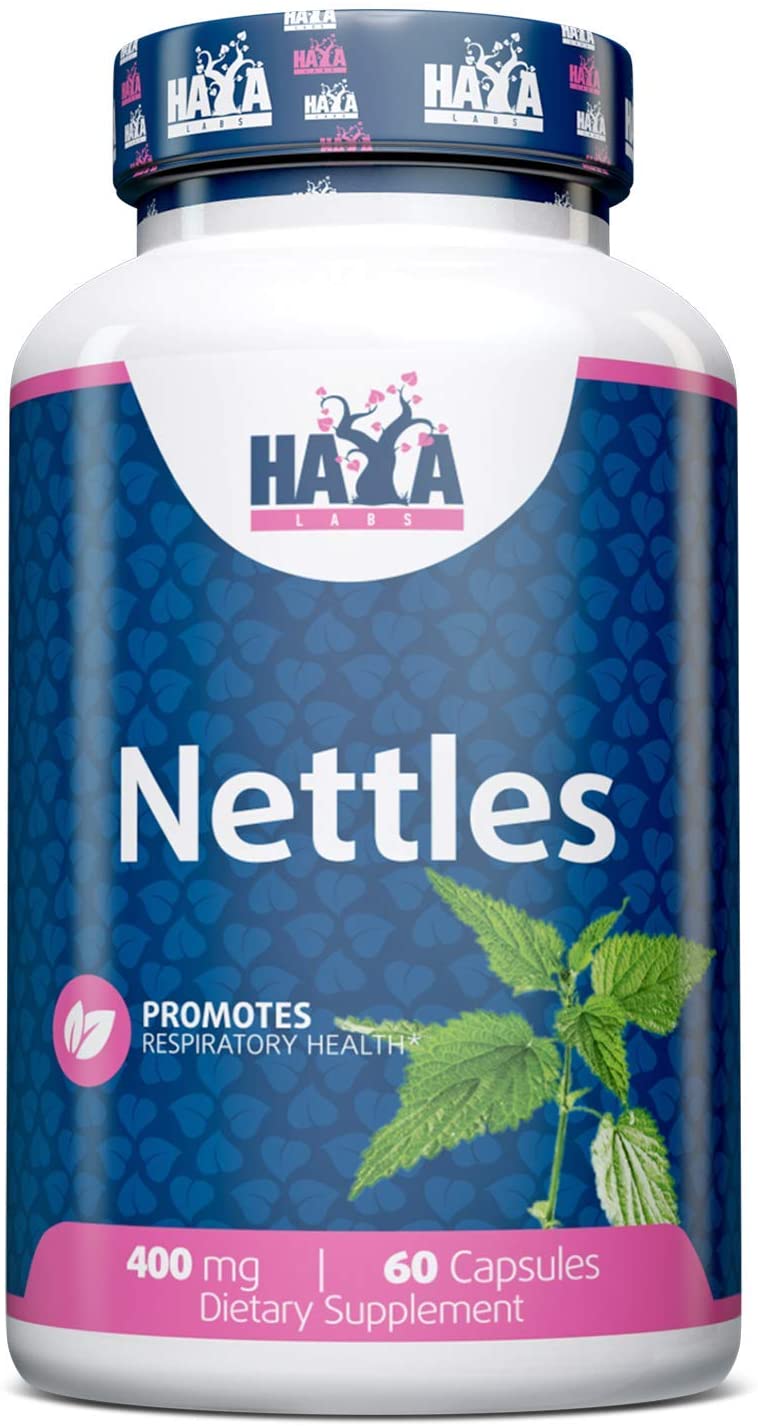 Haya Labs Nettles, 400mg - 60 caps