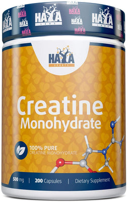 Haya Labs Sports Creatine Monohydrate, 500mg - 200 caps