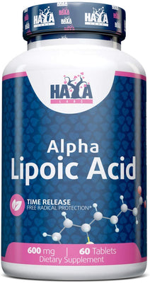 Haya Labs Time Release Alpha Lipoic Acid, 600mg - 60 tablets