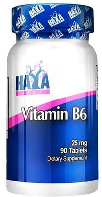 Haya Labs Vitamin B6, 25mg - 90 tablets