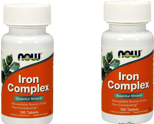 NOW Foods Iron Complex - 100 tablets
