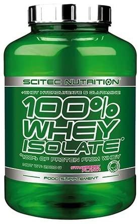 SciTec 100% Whey Isolate, Strawberry - 2000g