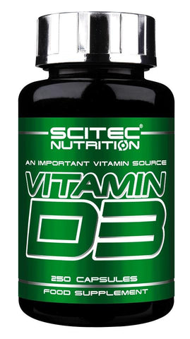 SciTec Vitamin D3, 500 IU - 250 caps