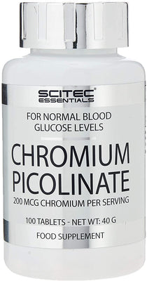 SciTec Chromium Picolinate, 200mcg - 100 tablets