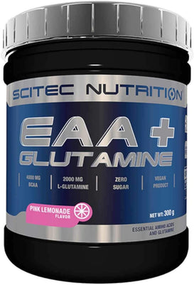 SciTec EAA + Glutamine, Pink Lemonade - 300g