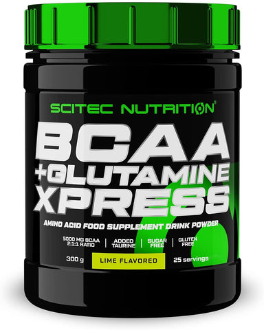 SciTec BCAA + Glutamine XPress, Lime - 300g