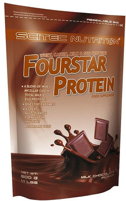 SciTec Fourstar Protein, Alpine Milk Chocolate - 500g
