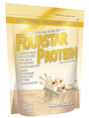 SciTec Fourstar Protein, French Vanilla - 500g