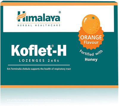 Himalaya Koflet-H, Orange - 12 lozenges