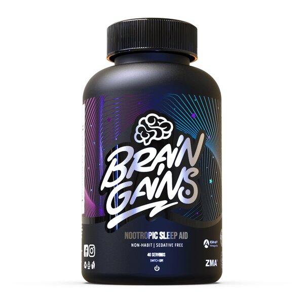 Brain Gains Nootropic Sleep Aid Black Edition - 120 caps