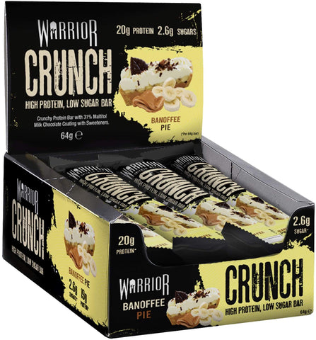Warrior Crunch Bar, Banoffee Pie - 12 bars