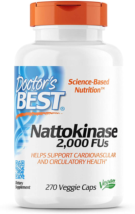 Doctor's Best Nattokinase, 2000 FUs - 270 vcaps