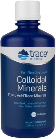 Trace Minerals Colloidal Minerals, Unflavored - 946 ml.