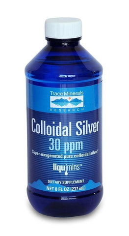 Trace Minerals Colloidal Silver, 30ppm - 237 ml.