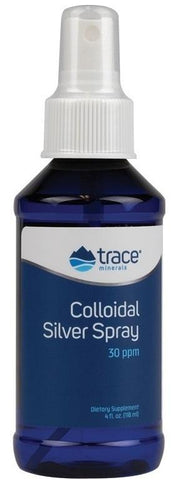 Trace Minerals Colloidal Silver Spray, 30ppm - 118 ml.