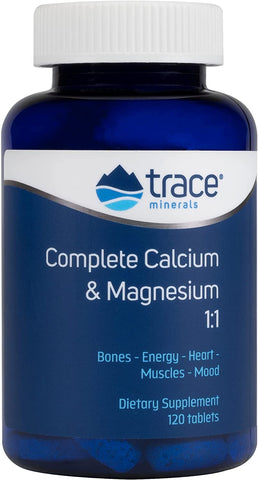 Trace Minerals Complete Calcium & Magnesium 1:1 - 120 tablets