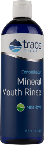Trace Minerals ConcenTrace Mineral Mouth Rinse, Mint - 473 ml.