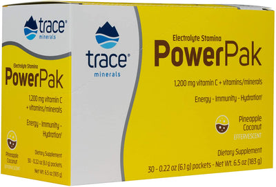 Trace Minerals Electrolyte Stamina Power Pak, Pineapple Coconut - 30 packets