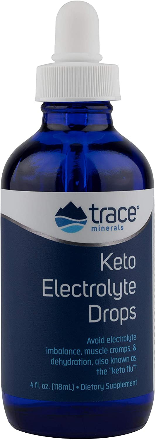 Trace Minerals Keto Electrolyte Drops - 118 ml.