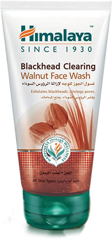 Himalaya Blackhead Clearing Walnut Face Wash - 150 ml.
