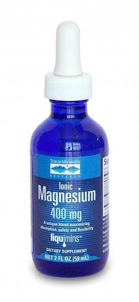 Trace Minerals Ionic Magnesium, 400mg - 59 ml.