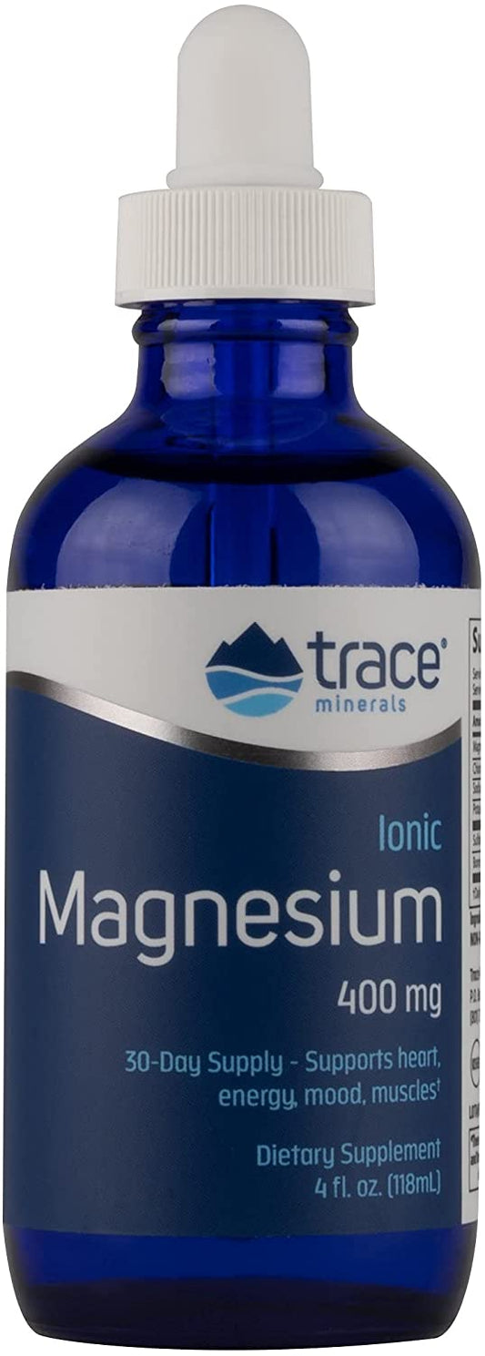 Trace Minerals Ionic Magnesium, 400mg - 118 ml.