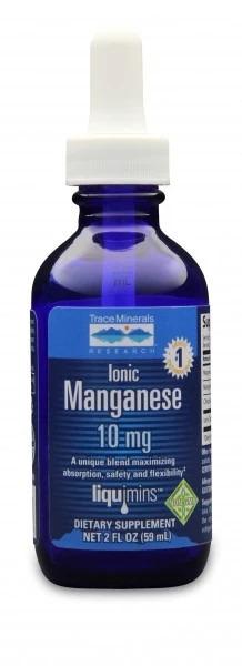 Trace Minerals Ionic Manganese, 10mg - 59 ml.