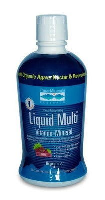 Trace Minerals Liquid Multi Vitamin-Mineral, Berry - 887 ml.