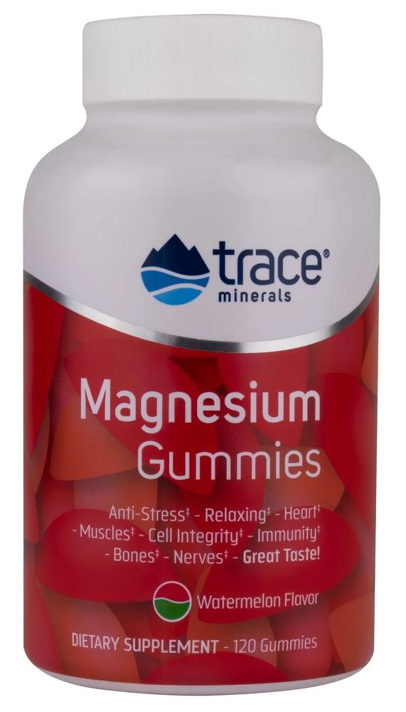 Trace Minerals Magnesium Gummies, Tangerine - 120 gummies
