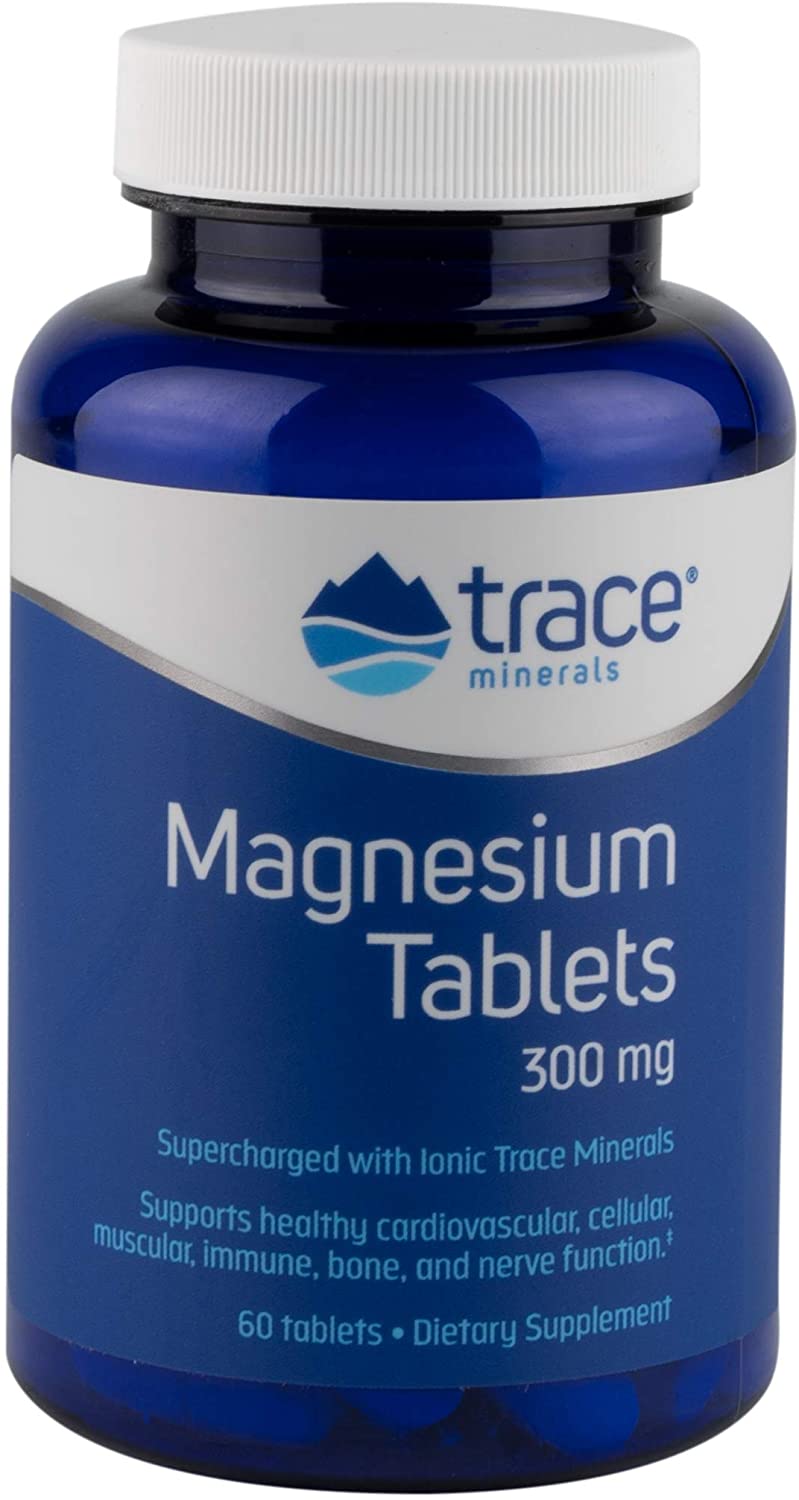 Trace Minerals Magnesium Tablets, 300mg - 60 tabs