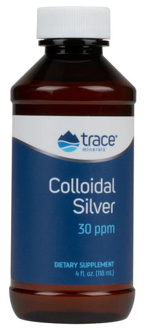 Trace Minerals Colloidal Silver, 30ppm - 118 ml.