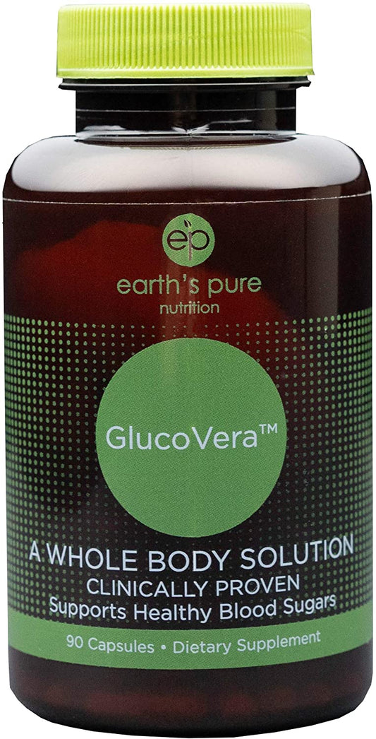 Trace Minerals GlucoVera - 90 caps