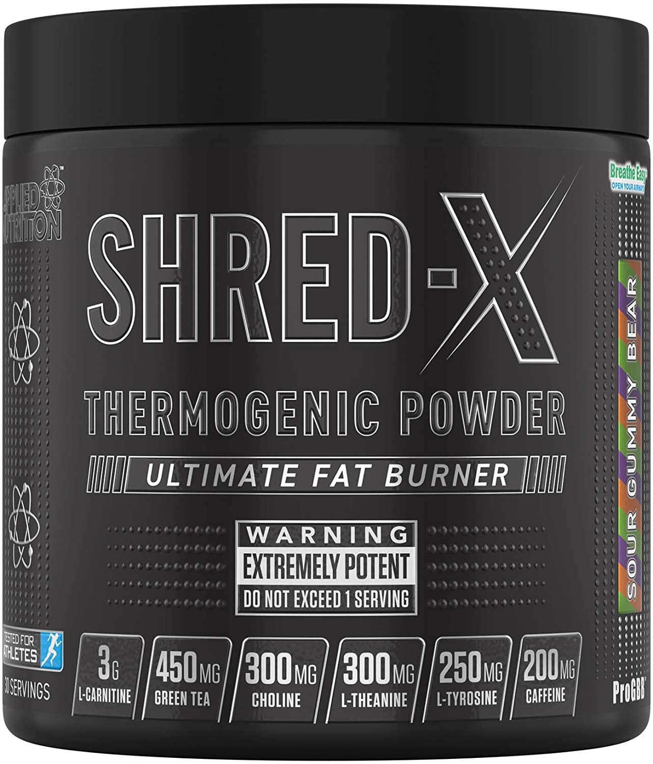 Applied Nutrition Shred-X Powder, Sour Gummy Bear - 300g