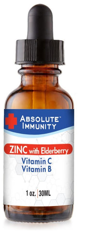 Absolute Nutrition Zinc Liquid With Elderberry - 30 ml.