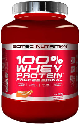 SciTec 100% Whey Protein Professional, Caramel - 2350g