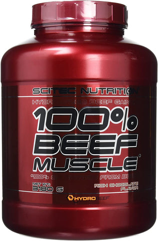 SciTec 100% Beef Muscle, Rich Chocolate - 3180g