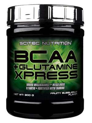 SciTec BCAA + Glutamine XPress, Fruity Bubblegum - 300g