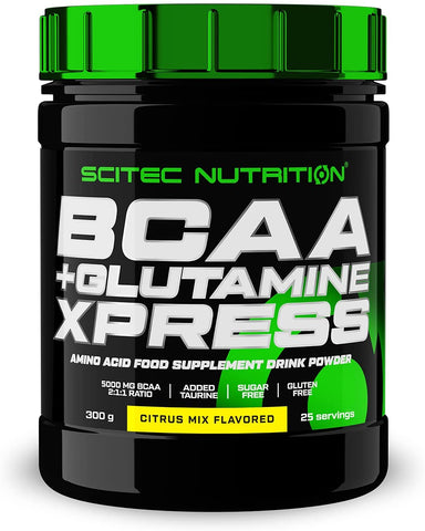 SciTec BCAA + Glutamine XPress, Citrus Mix - 300g