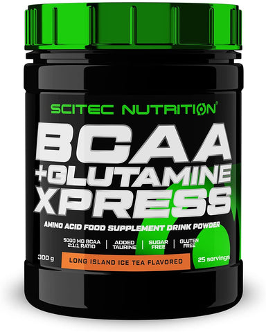 SciTec BCAA + Glutamine XPress, Long Island Ice Tea - 300g