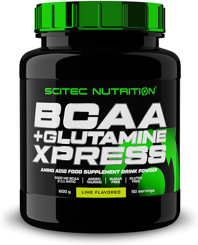 SciTec BCAA + Glutamine XPress, Lime - 600g