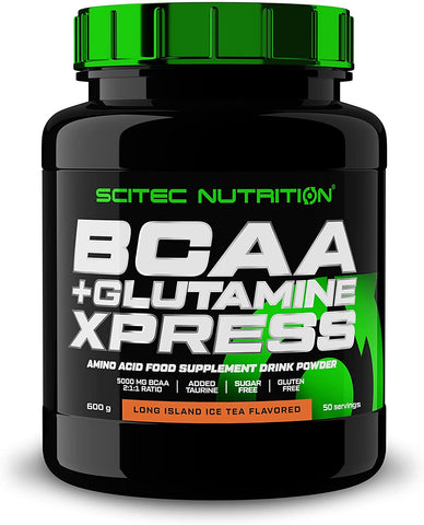 SciTec BCAA + Glutamine XPress, Long Island Ice Tea - 600g