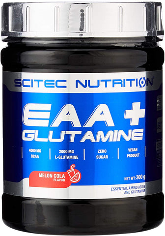 SciTec EAA + Glutamine, Melon Cola - 300g
