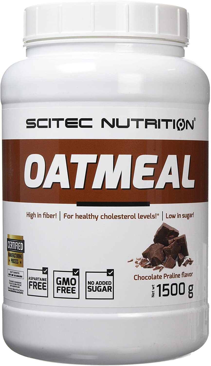 SciTec Oatmeal, Praline - 1500g