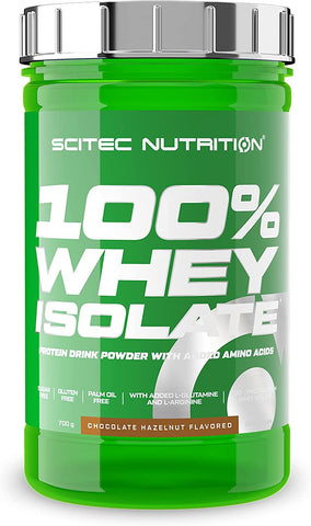 SciTec 100% Whey Isolate, Choco Hazelnut - 700g