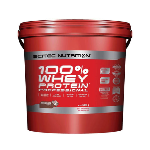 SciTec 100% Whey Protein Professional, Chocolate - 5000g