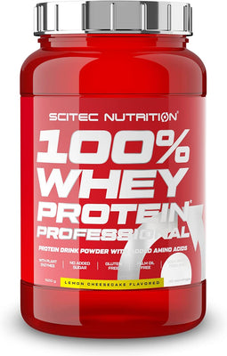 SciTec 100% Whey Protein Professional, Lemon Cheesecake - 920g