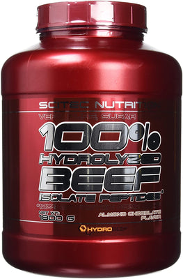 SciTec 100% Hydrolyzed Beef Isolate Peptides, Almond-Chocolate - 1800g