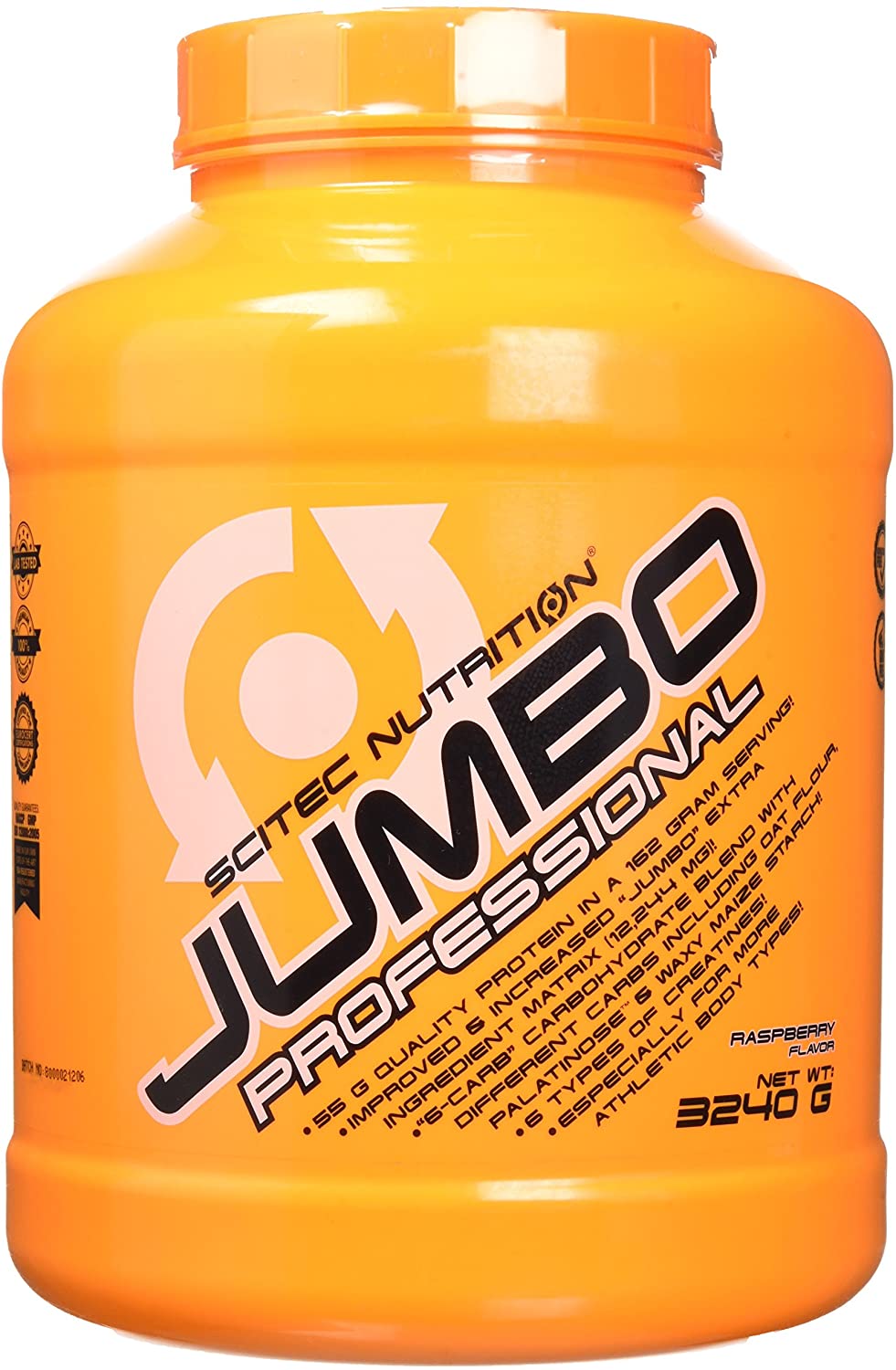SciTec Jumbo Professional, Raspberry - 3240g
