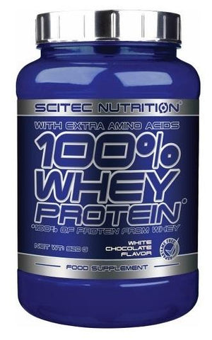 SciTec 100% Whey Protein, White Chocolate - 920g