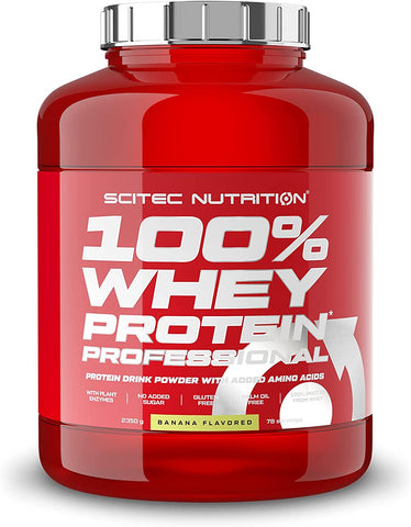 SciTec 100% Whey Protein Professional, Banana - 2350g